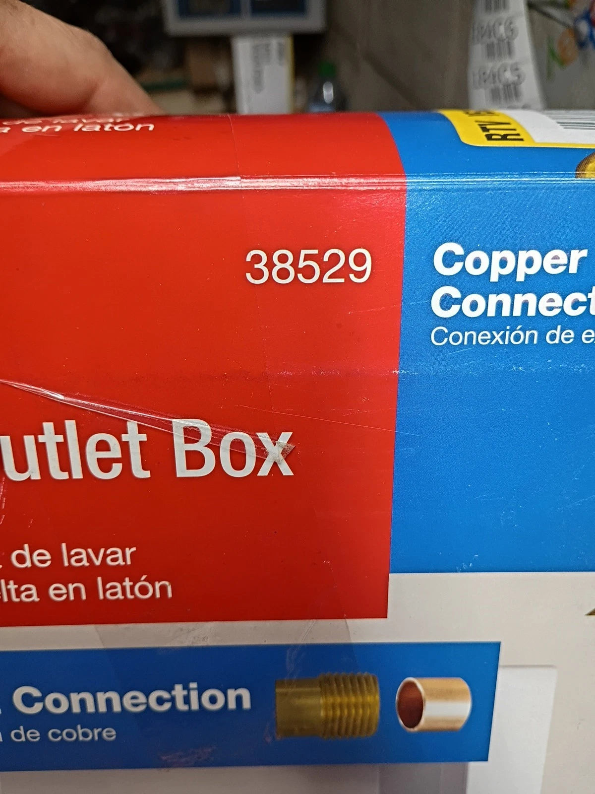 4PK Quadtro 38529 Washing Machine Outlet Box'' Oatey 4 Options Model, Open Box,