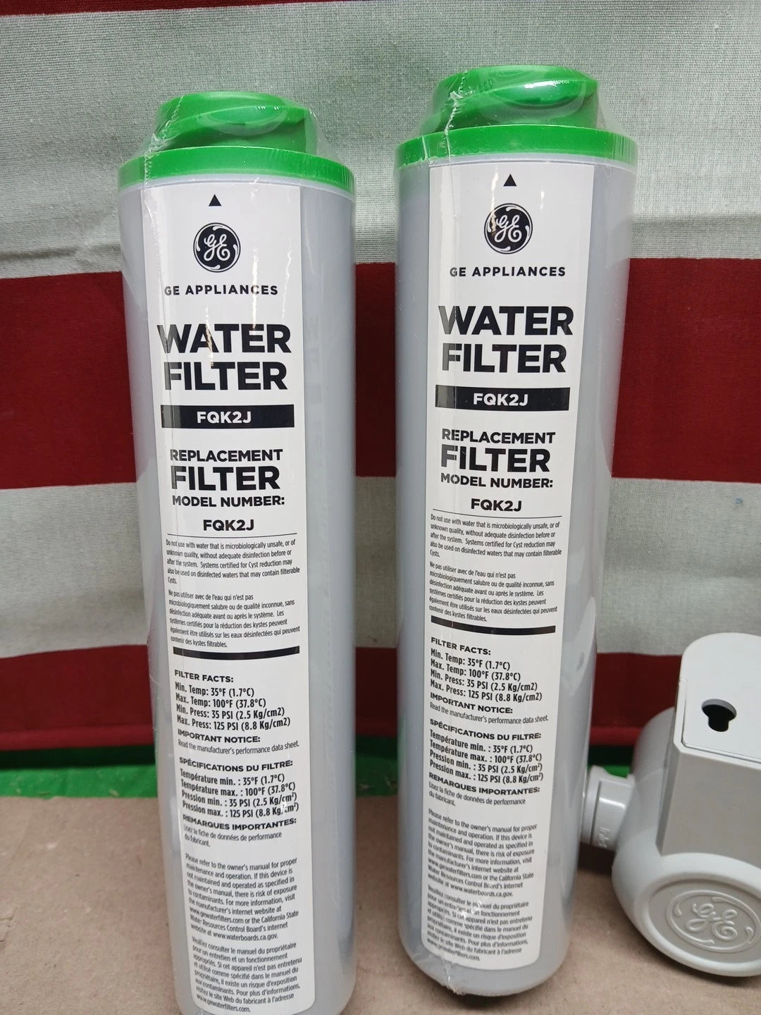 GE GXK255TBN Under Sink Dual Water Filtration System