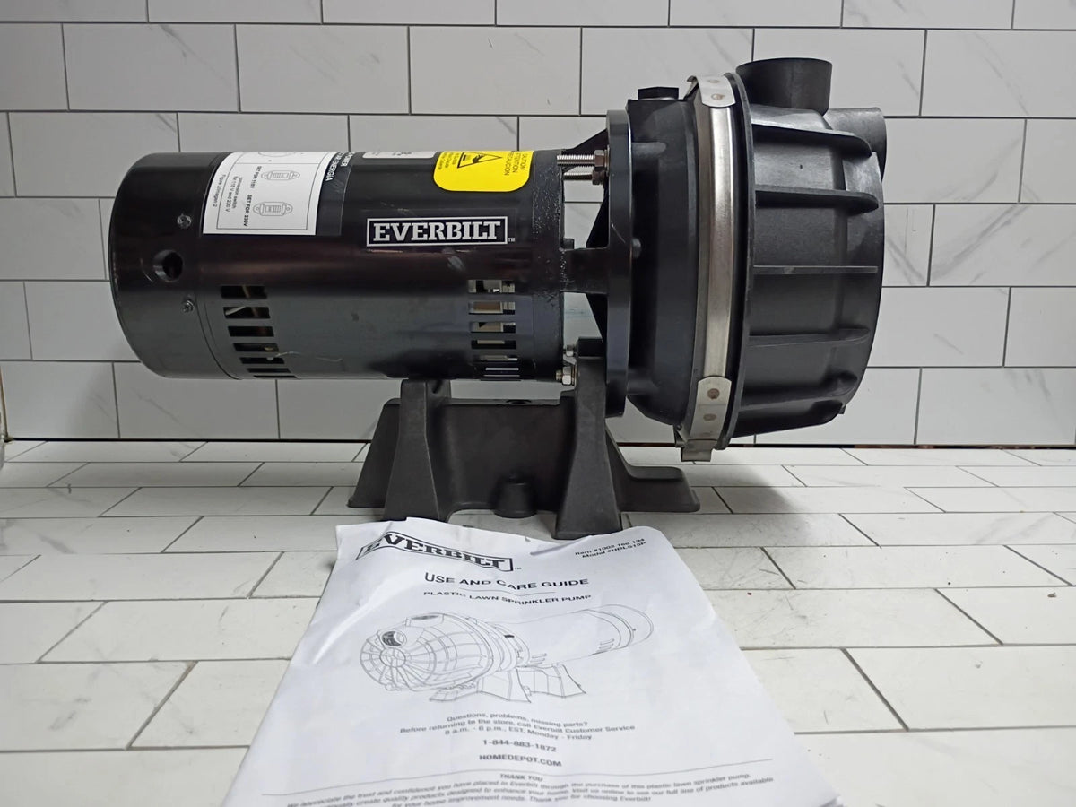 Everbilt HDLS15P, Lawn Irrigation Pump Plastic 1-1/2HP NEW OPEN BOX