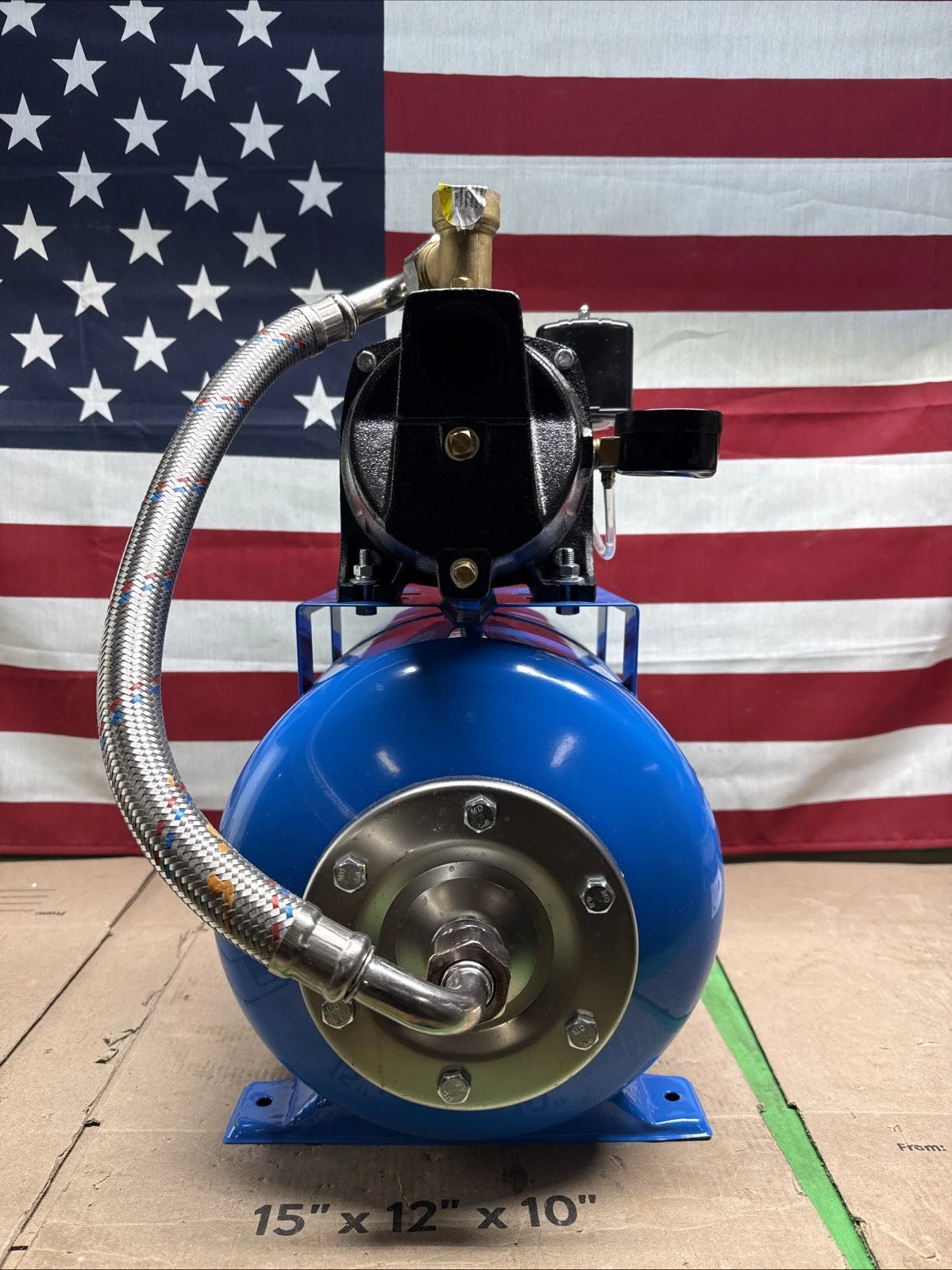 Everbilt 1/2HP Jet Pump/Tank Combo Cast iron with 6 Gallon Tank New OB