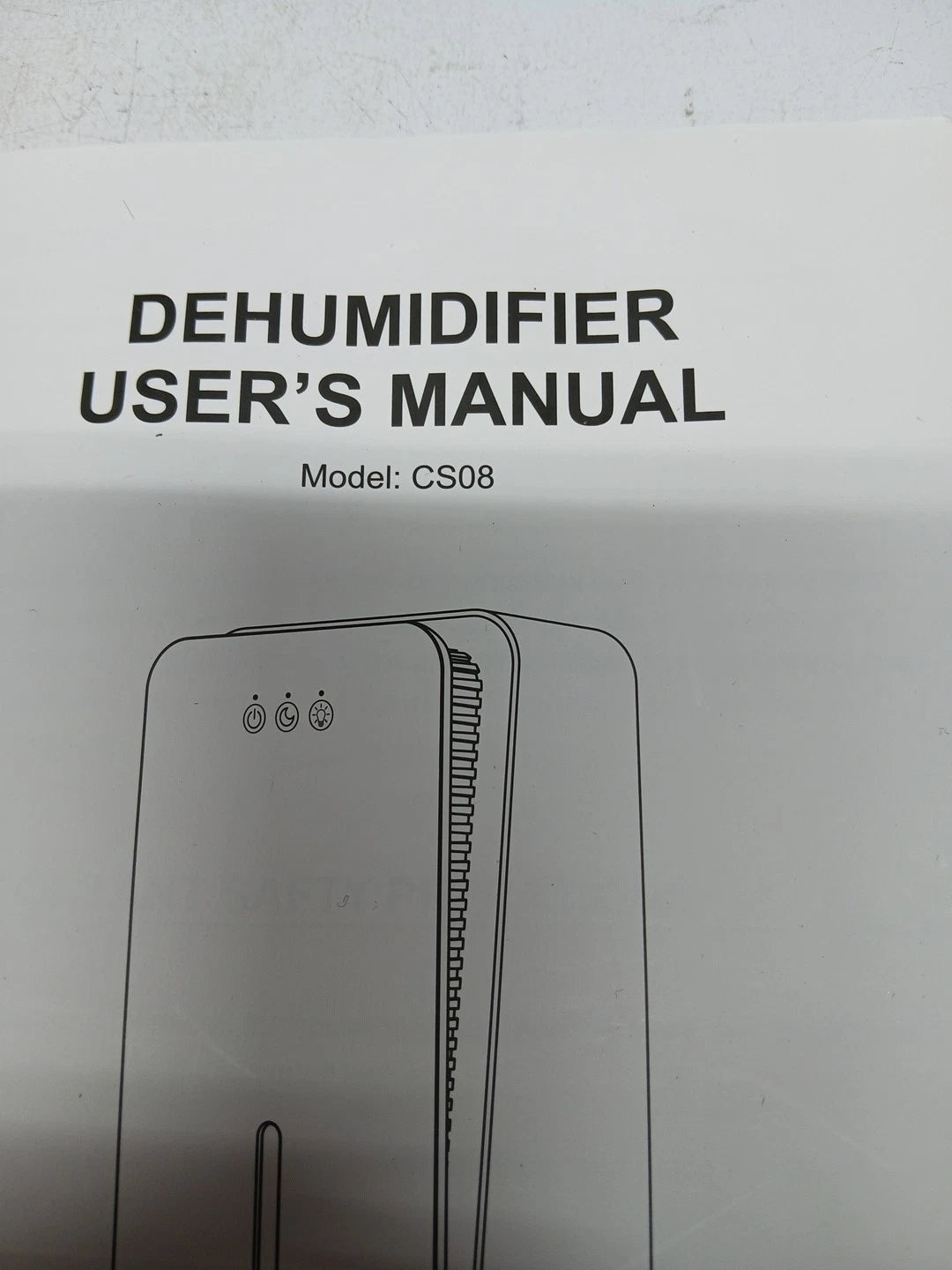 Dehumidifier 2.5 L capacity NEW in box Dual Core 7 color night Light