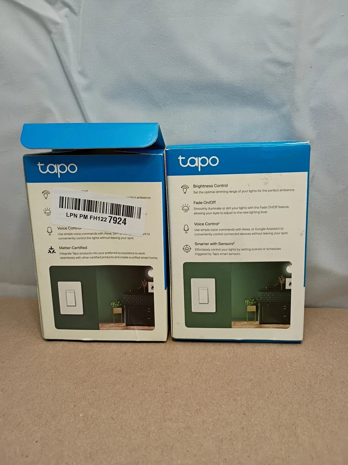 2 Pk OB Tapo Smart Wifi Light Switch Dimmer Single Pole S500d