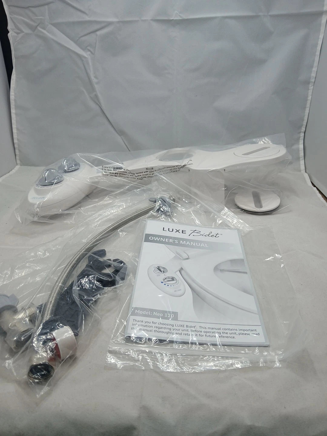 LUXE Bidet NEO 120 - Self-Cleaning Nozzle, Fresh Water Non-Electric Bidet