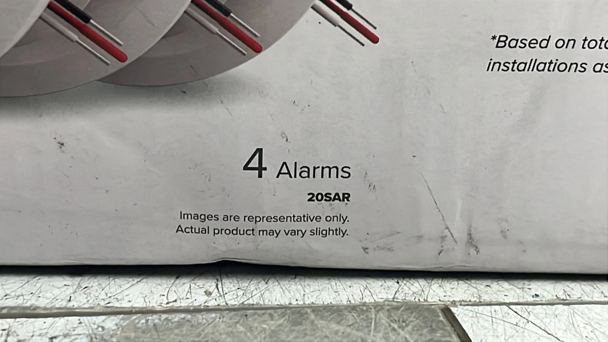 4 Pack Kidde Smoke Alarm Model 20SAR Hard Wired Detector, battery, NEW OPEN BOX