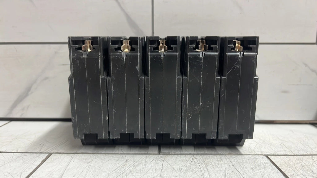 5 pack ABB THQL1115A Circuit Breaker 15 Amp Single Pole 120/240 VAC