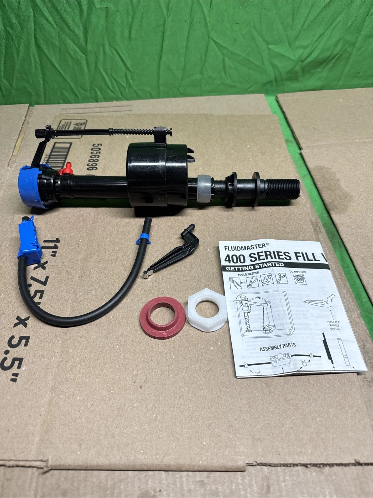 American Standard 7381125-400.0070A Fill Valve, Plastic, Black