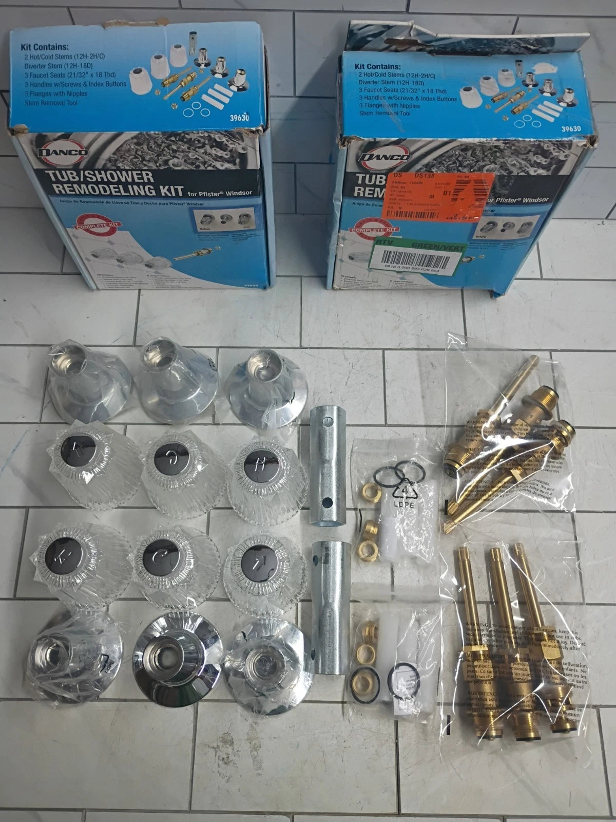 2pk Danco 39630 Tub Shower Rebuild Kit For Pfister. OPEN BOX Complete