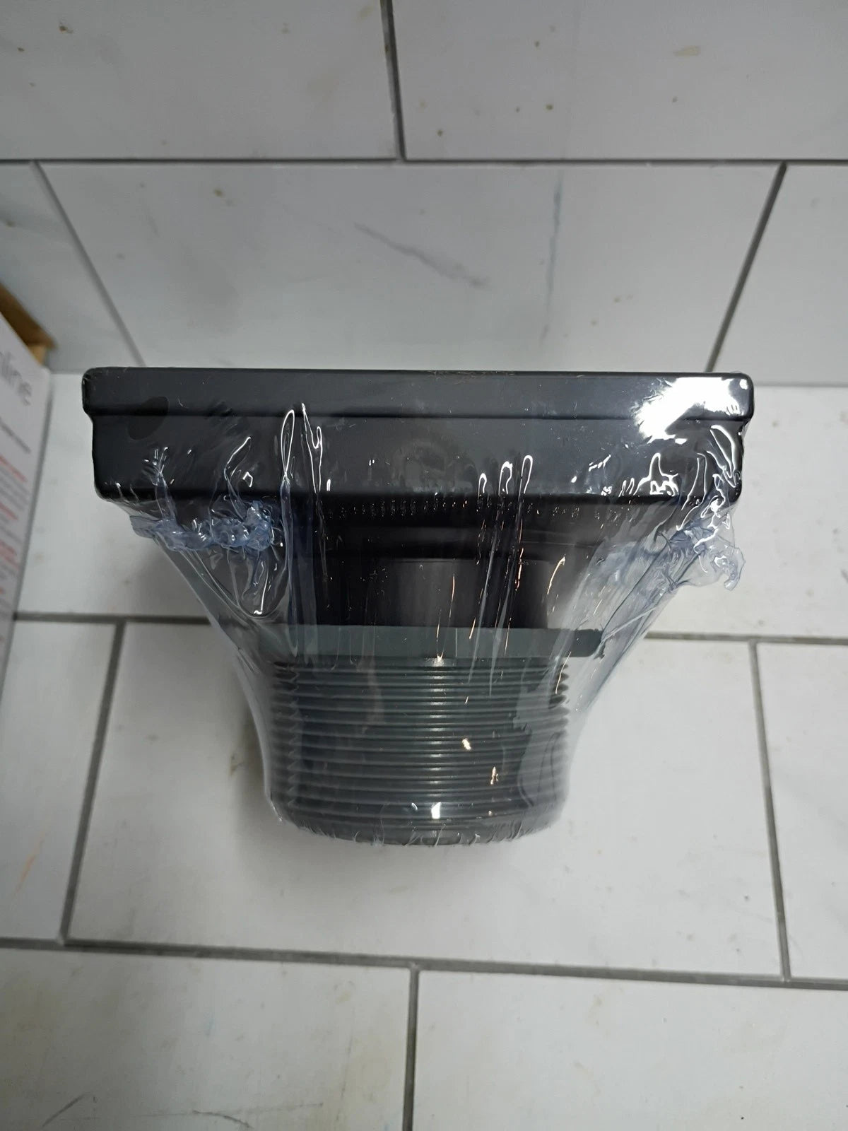 Oatey Designline 4" x 4" Square Matte Black Decorative Shower Drain Grate OB