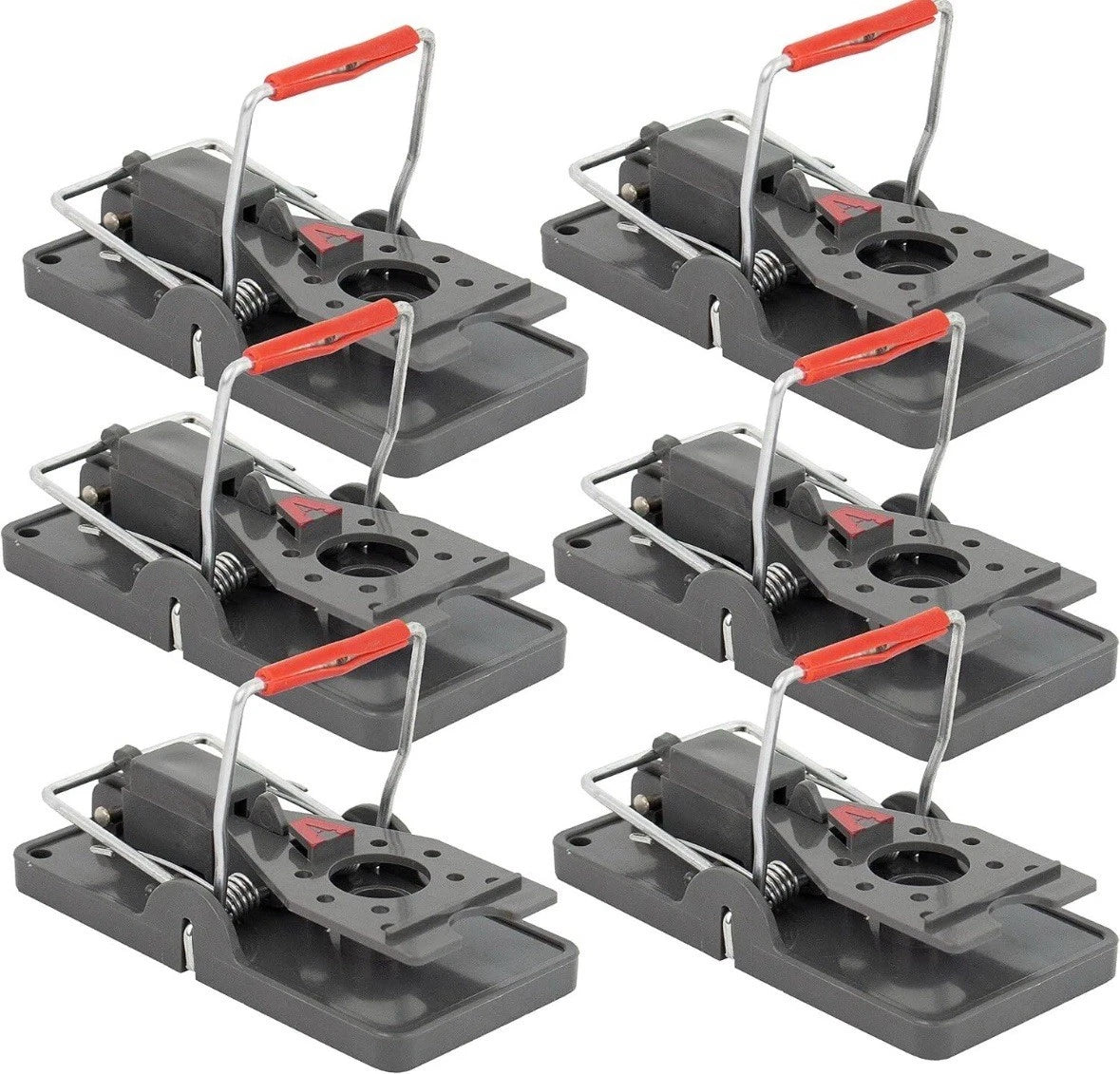Victor M393SSR Power-Kill Easy Set Mouse Trap - 6 Reusable 6 Traps, Gray
