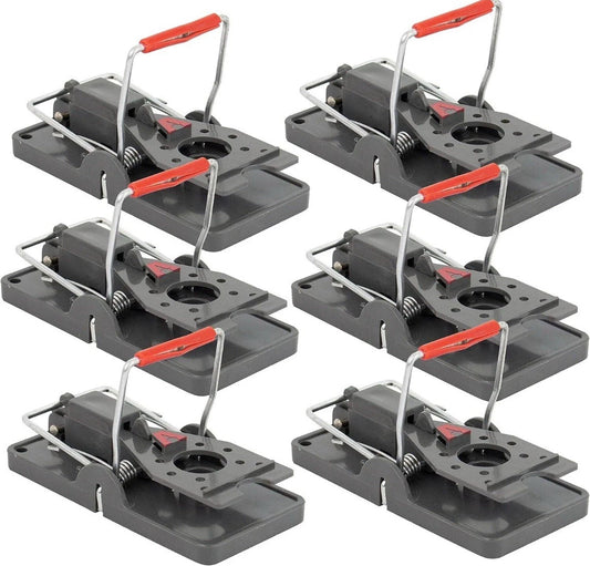 Victor M393SSR Power-Kill Easy Set Mouse Trap - 6 Reusable 6 Traps, Gray