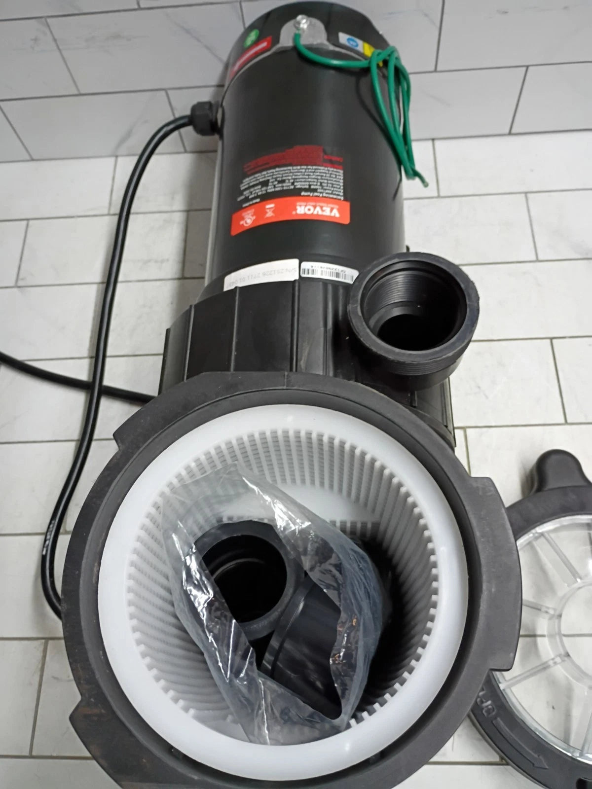 VEVOR Swimming Pool Pump 2.0HP 115V 1500W, Single Speed for Above Ground#HAP1500