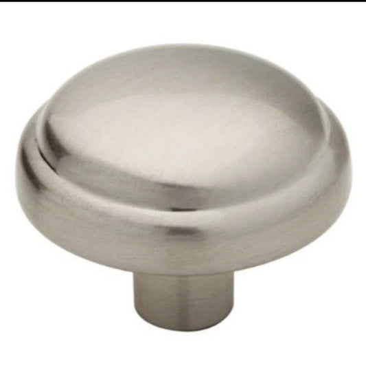 (LOT OF 96) P30068W-SN 1-3/16-in. Satin Nickel Round Cabinet Drawer Knob