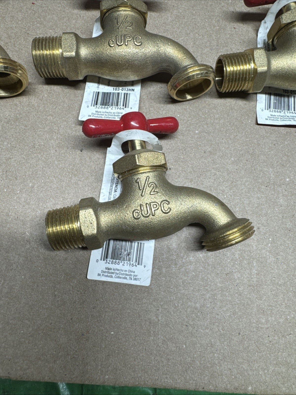 Lot Of 21 - 1/2" brass heavy duty Proline hose bibbs