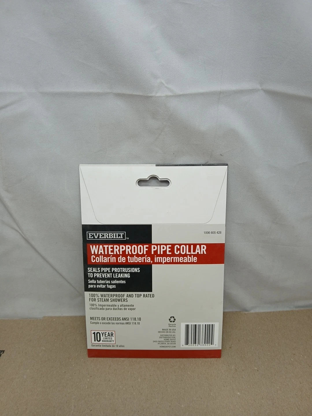 22pck Everbilt EVBWPPC1PK Watershield Shower System 4 in. Waterproof Pipe Collar