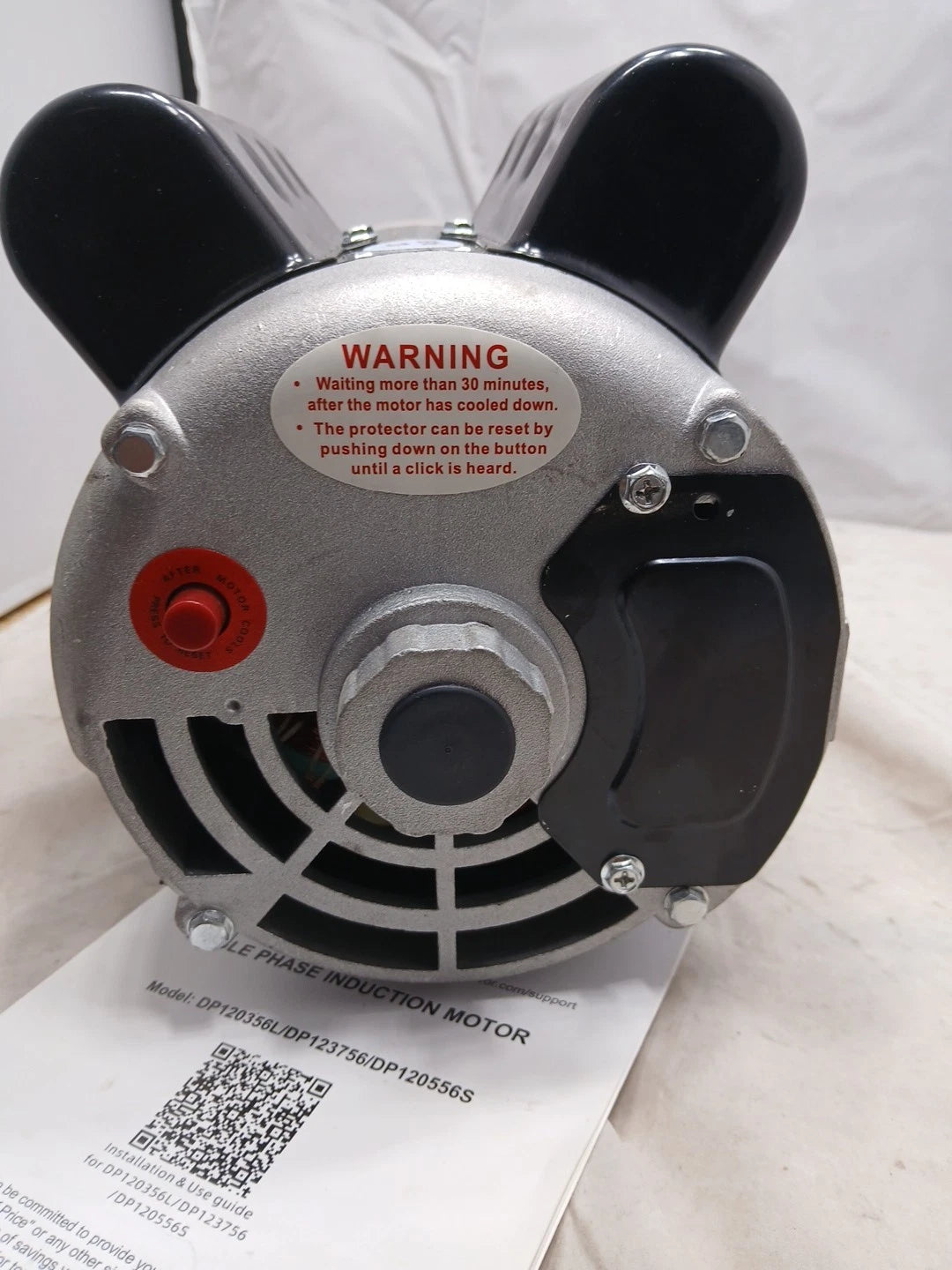 Induction motor Model #DP120356l VEVOR NEW OB Tested Work Great