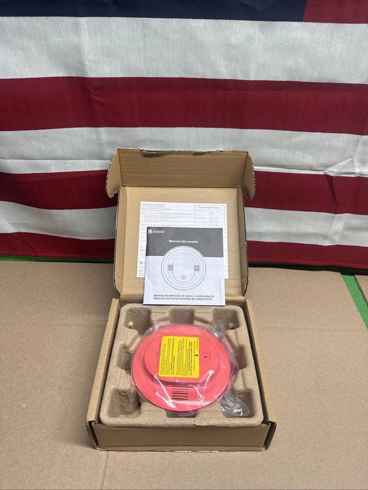 Kidde Smoke & CO Detector, 10-Year Battery, LED Warning Indicators 30CUD101!