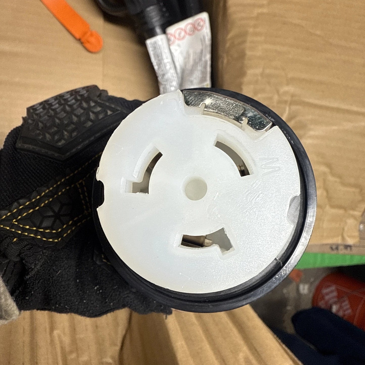 VEVOR 15 Feet Generator Extension Cord 50A 125/250V CS6364 Locking Connector.