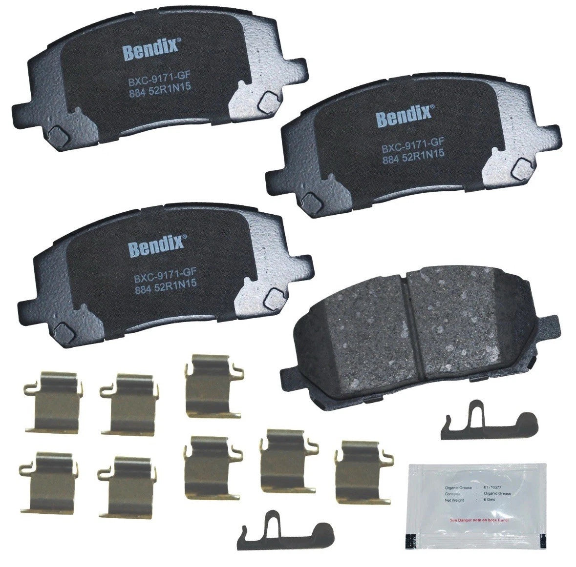 Bendix CFC884 BENDIX Premium Copper-Free For 01-07 Toyota Highlander