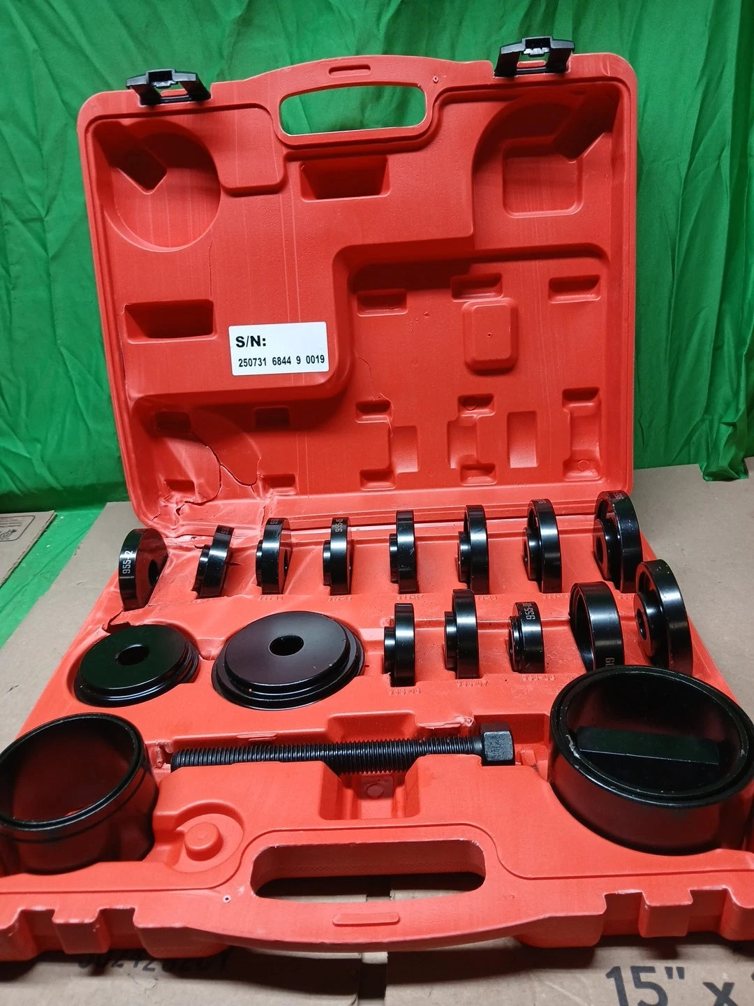 Wheel Bearing Press Kit, 23 PCS FWD Bearing Puller Tools, for Front Wheel Drive