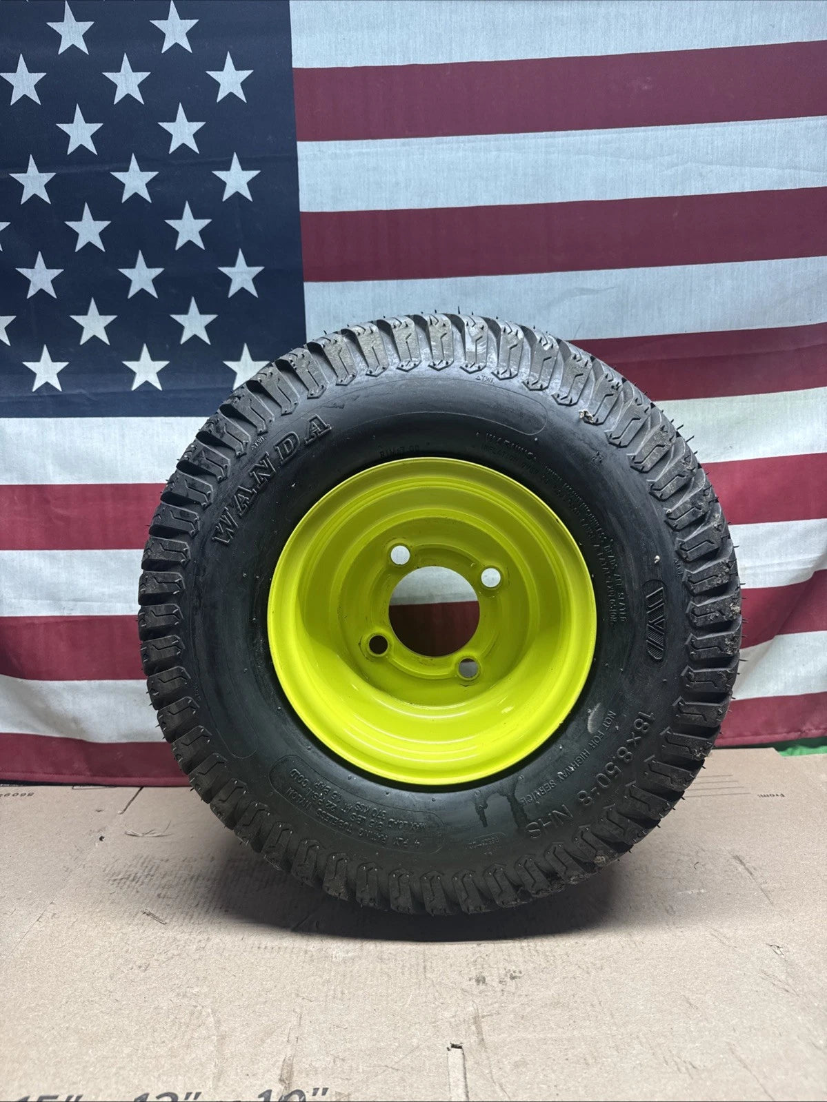 Rear Wheel And Tire For Ryobi Z42Li 80V Zero Turn Lawn Mower