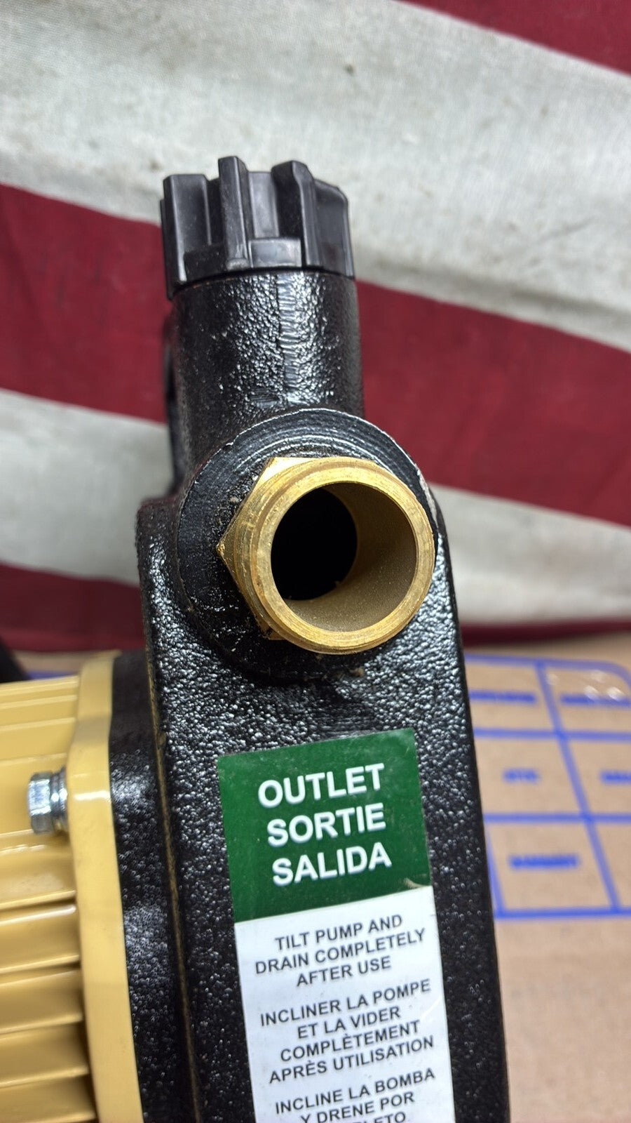 K2 UTT05001K Pumps Utility Transfer Pump 1/2 Hp Cast Iron 7A 1500GPH OPEN BOX