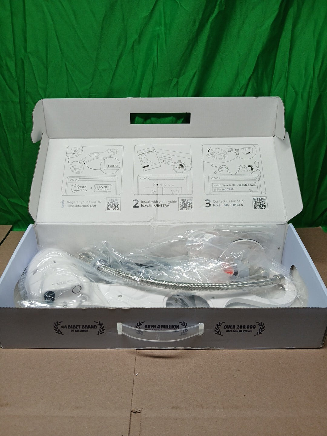 LUXE Bidet NEO 120 - Self-Cleaning Nozzle, Fresh Water Non-Electric Bidet