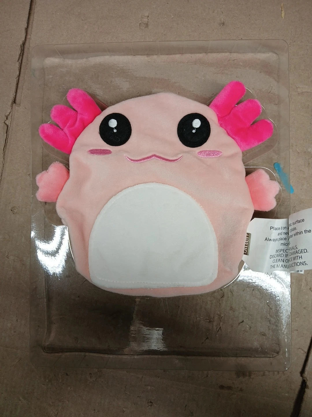 NEW in OB Heating Pad Pillow Huggable Axolotl Microwavable Heat Pad for Cramps