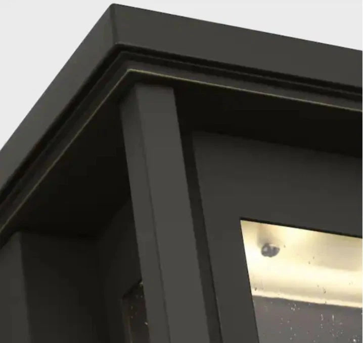 Faywood Small 7.5 in. W x 10.5 in. H Antique Bronze Outdoor Hardwired Wall OB