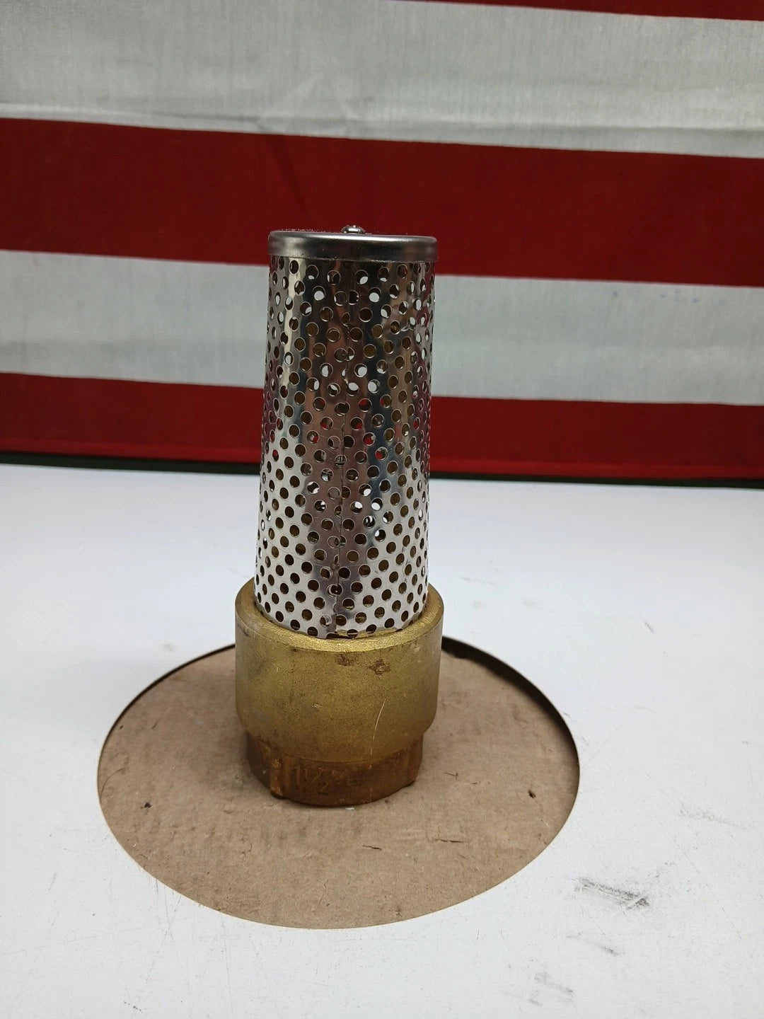 Everbilt 1-1/2 in. Brass Foot Valve For Jet And Sprinkler EBTFV150NL C2