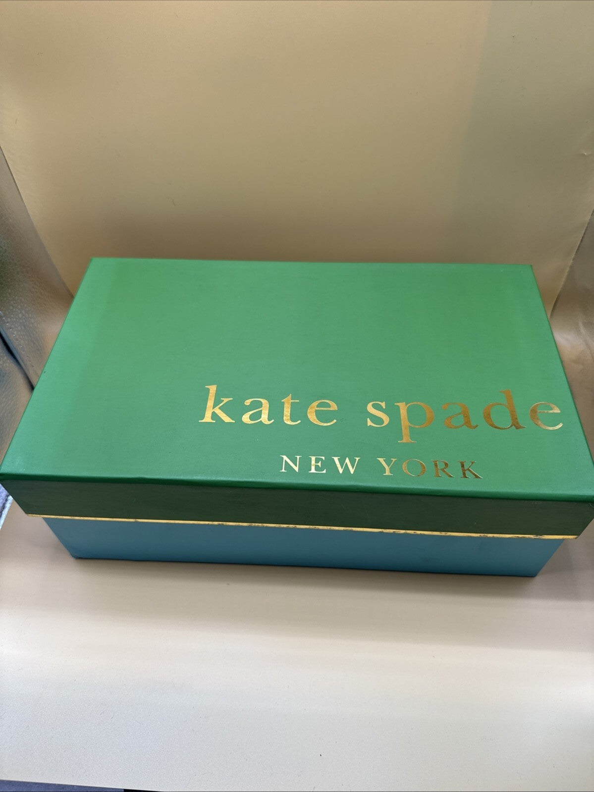 Kate Spade Stripe Espadrille Mules Size 10 Navy White Ruffled SlipOn Jute Resort