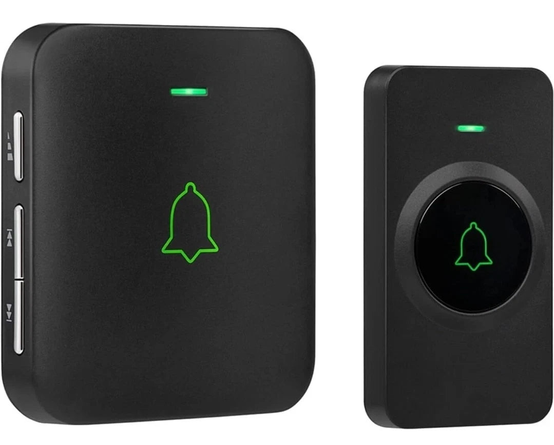 Wireless Door Bell, AVANTEK Mini Waterpoof Doorbell Chime Operating at 1000 Feet