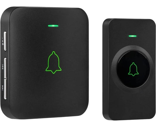 Wireless Door Bell, AVANTEK Mini Waterpoof Doorbell Chime Operating at 1000 Feet