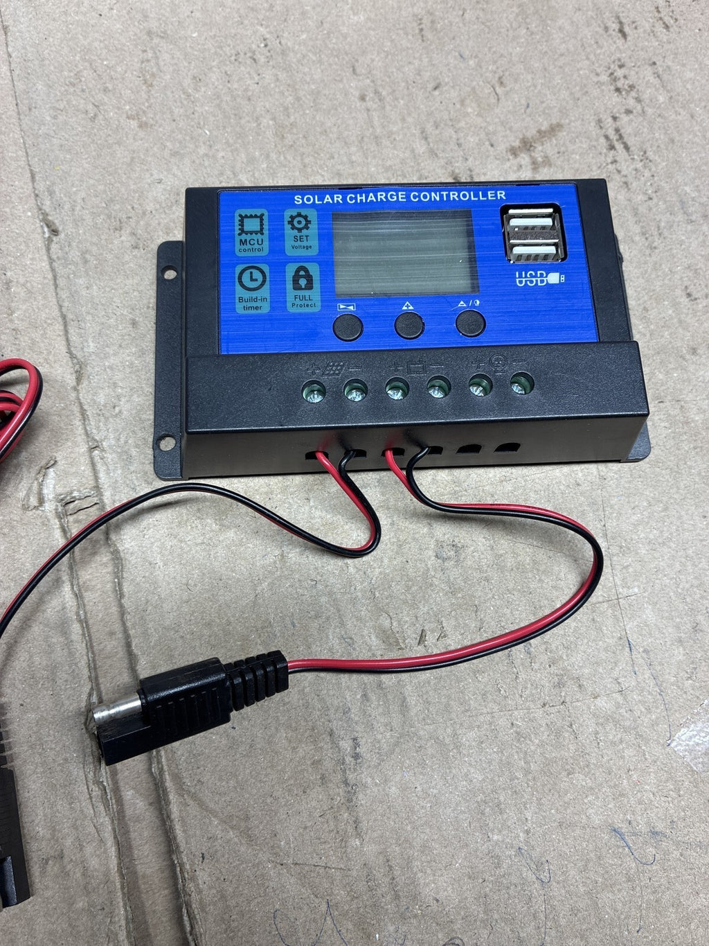 VEVOR Solar Battery Charger Maintainer 30W 12V Solar Panel Trickle Charging Kit