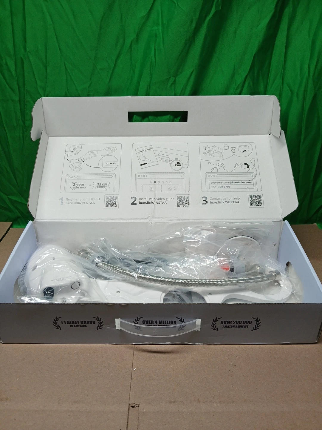 LUXE Bidet NEO 120 - Self-Cleaning Nozzle, Fresh Water Non-Electric Bidet