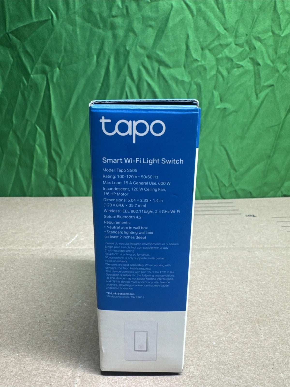 TP-Link Tapo Smart Wi-Fi Light Switch White Tapo S505 Matter Voice Control