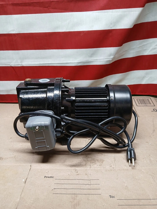 VEVOR 1HP Premium Cast Iron Shallow Well Jet Water Pump, 115 Volt, 17.6 GPM