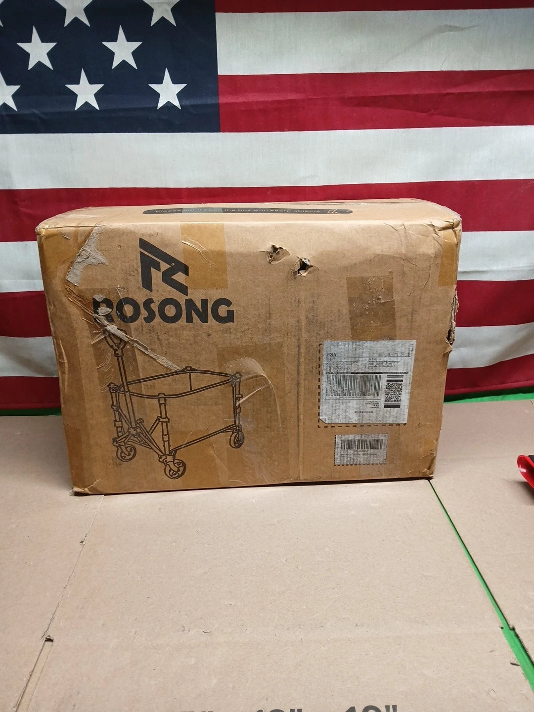 ROSONG COLLAPSIBLE WAGON CART (BLK)