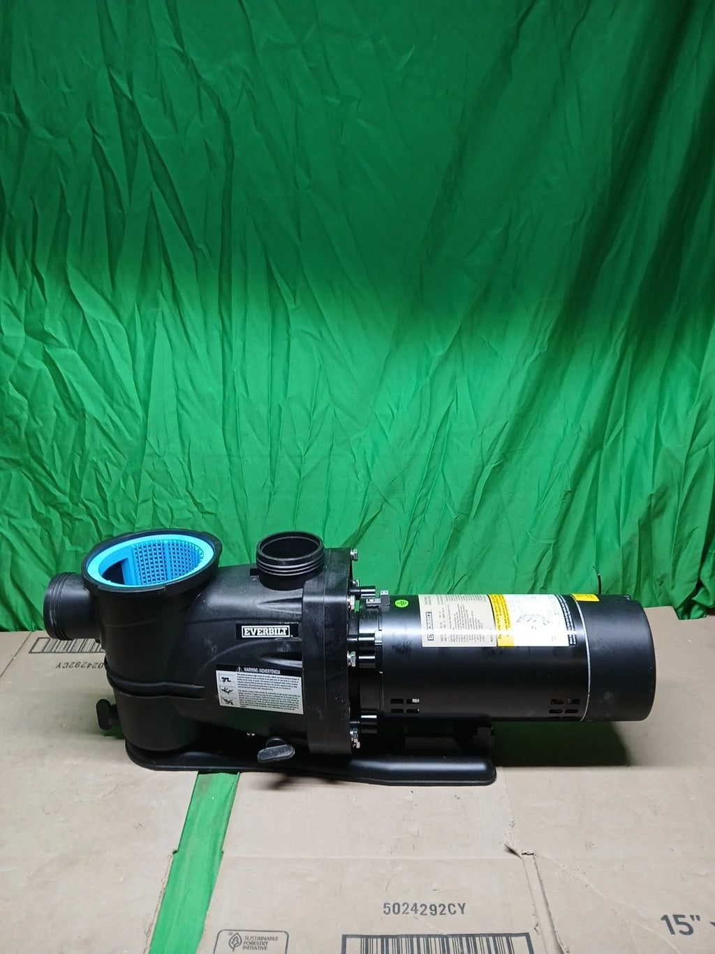 Everbilt 1.5 HP 2-Speed Pool Pump 230-Volt SPP15002-2SP NEW open Box-