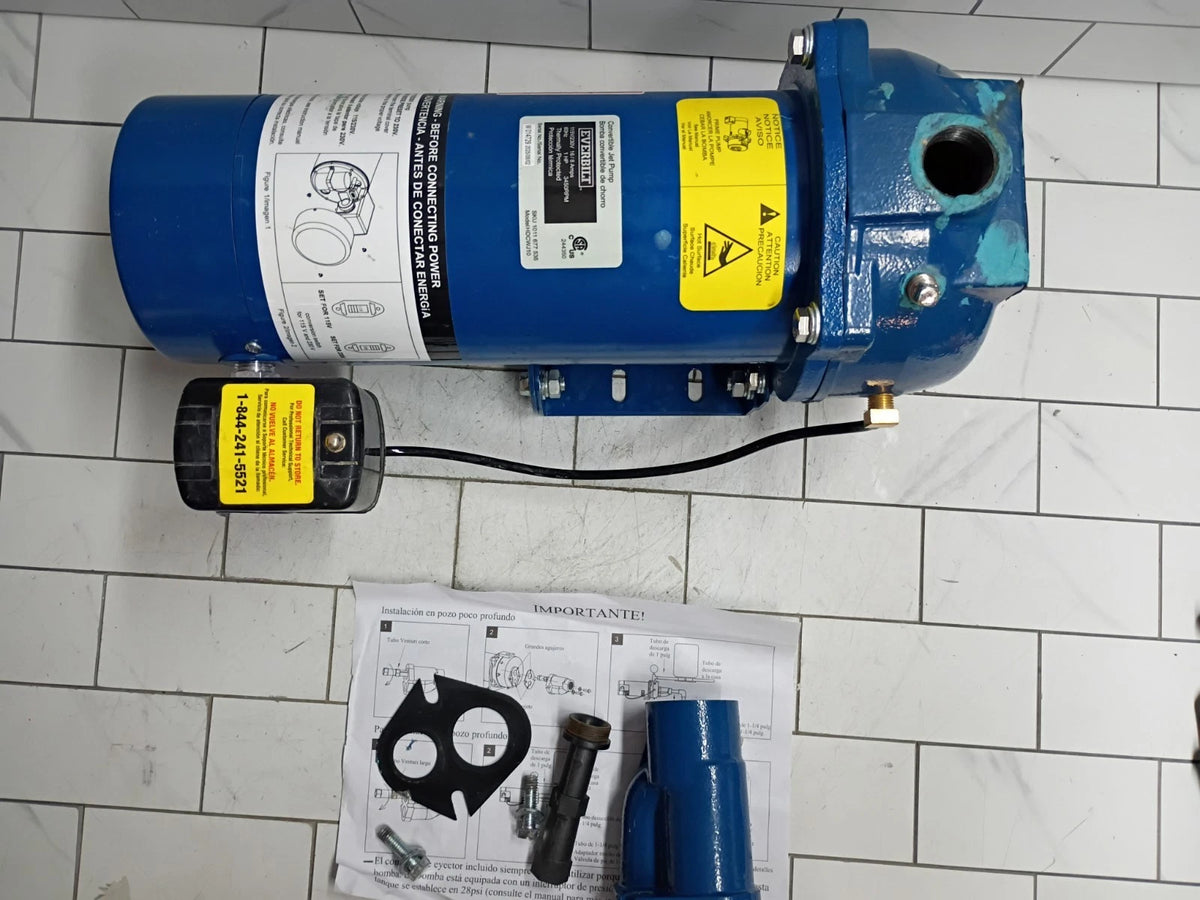 Everbilt HDCWJ10, 1 HP Professional Convertible Jet Pump PARTS ONLY