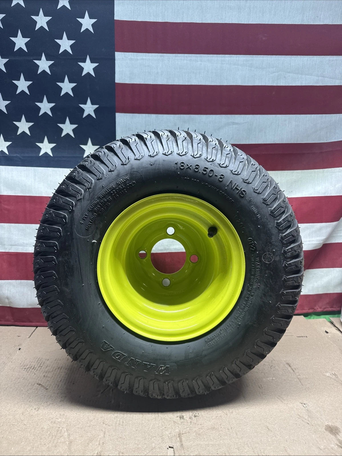 Rear Wheel And Tire For Ryobi Z42Li 80V Zero Turn Lawn Mower