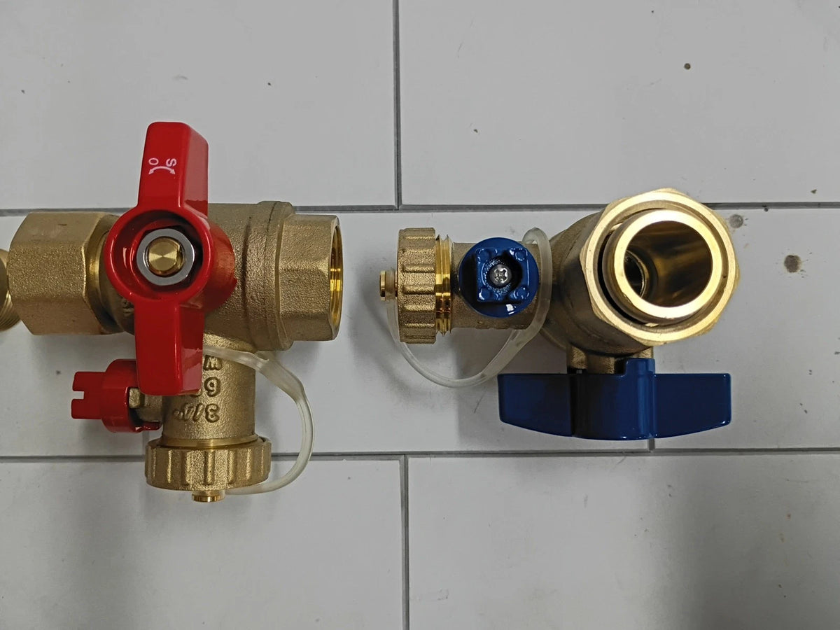 Rheem RTG20326 3/4" Brass Service Valves For Tankless Water Heaters New Open Box