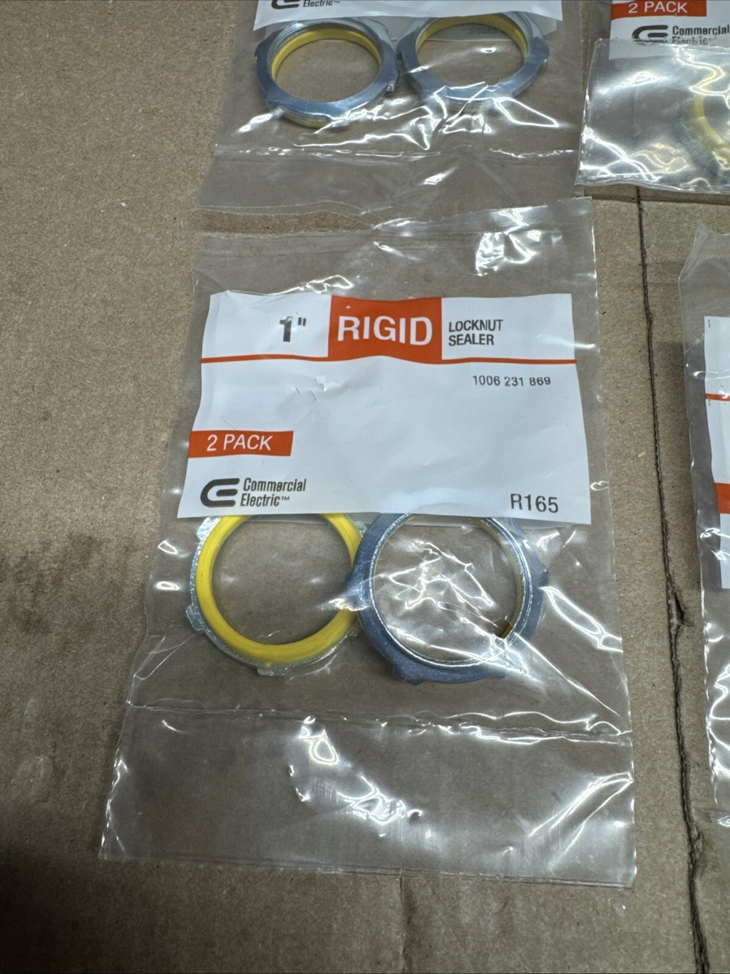 (Lot Of 10) 1 in. Rigid Metal Conduit (RMC) Locknut Sealer (2-Pack)