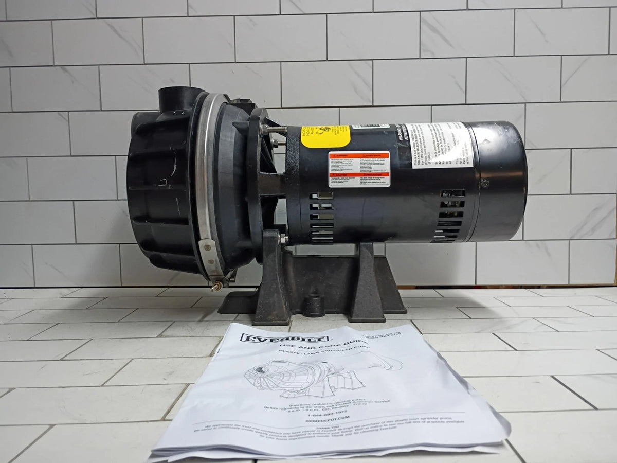 Everbilt HDLS15P, Lawn Irrigation Pump Plastic 1-1/2HP, 52 GPM **PARTS ONLY**