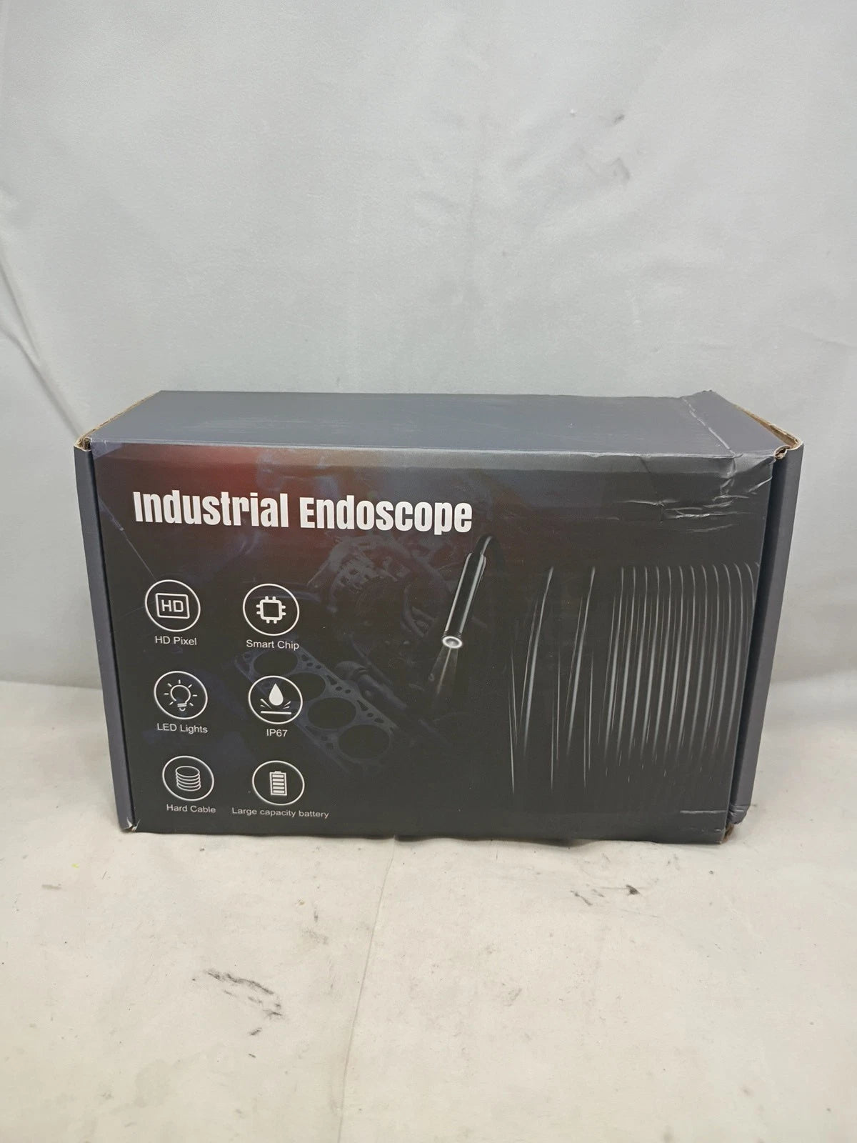 Endoscope Camera with Light, 4.3" Inspection Camera, 1920P HD Borescope NOB