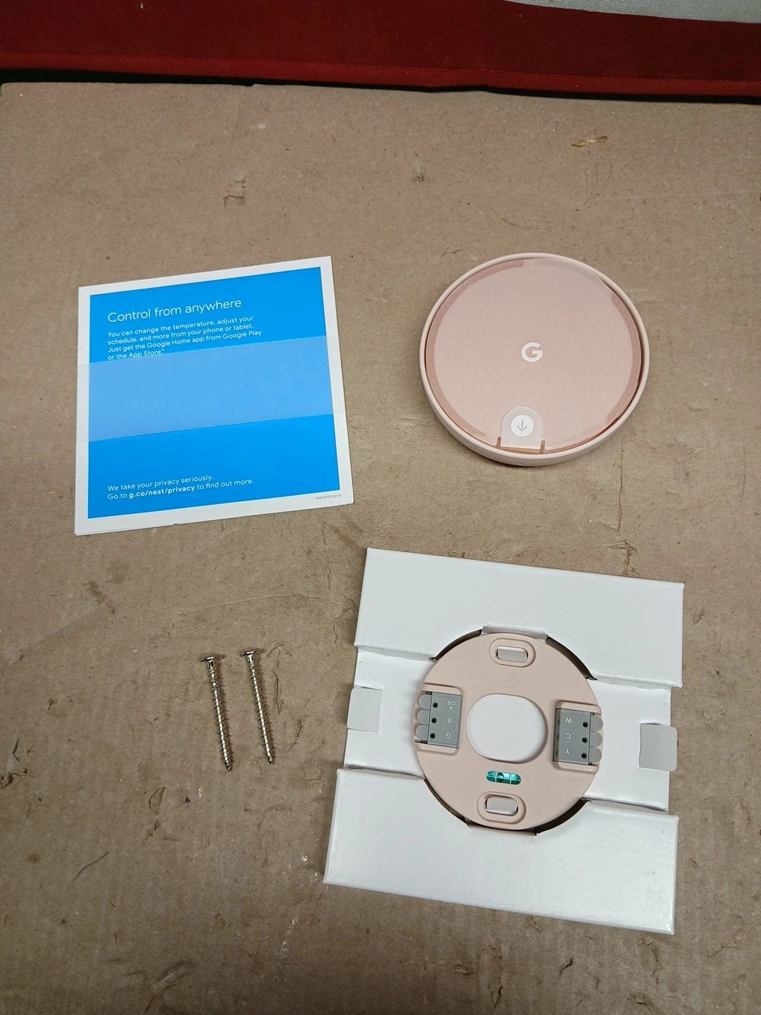 Google Nest Thermostat - Smart Thermostat for Home - Programmable Wifi