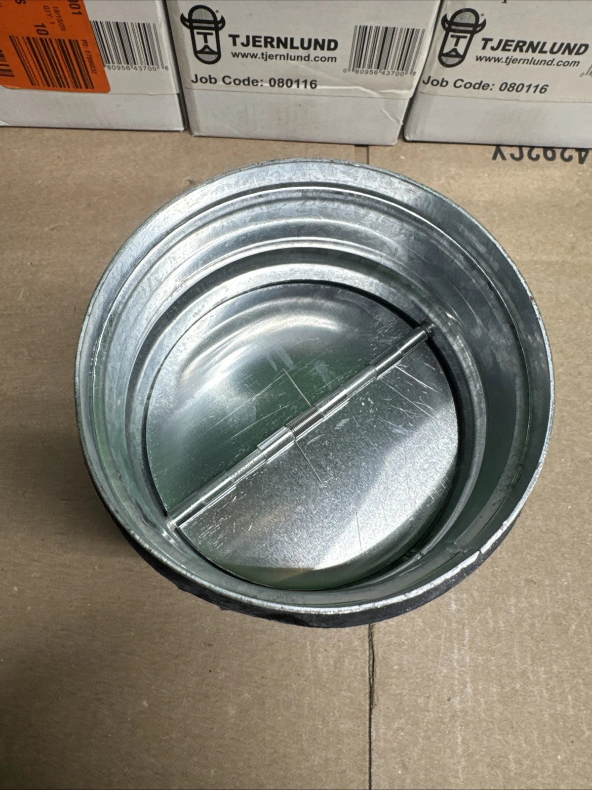 (LOT OF 6) 4 in. Steel Backdraft Damper
