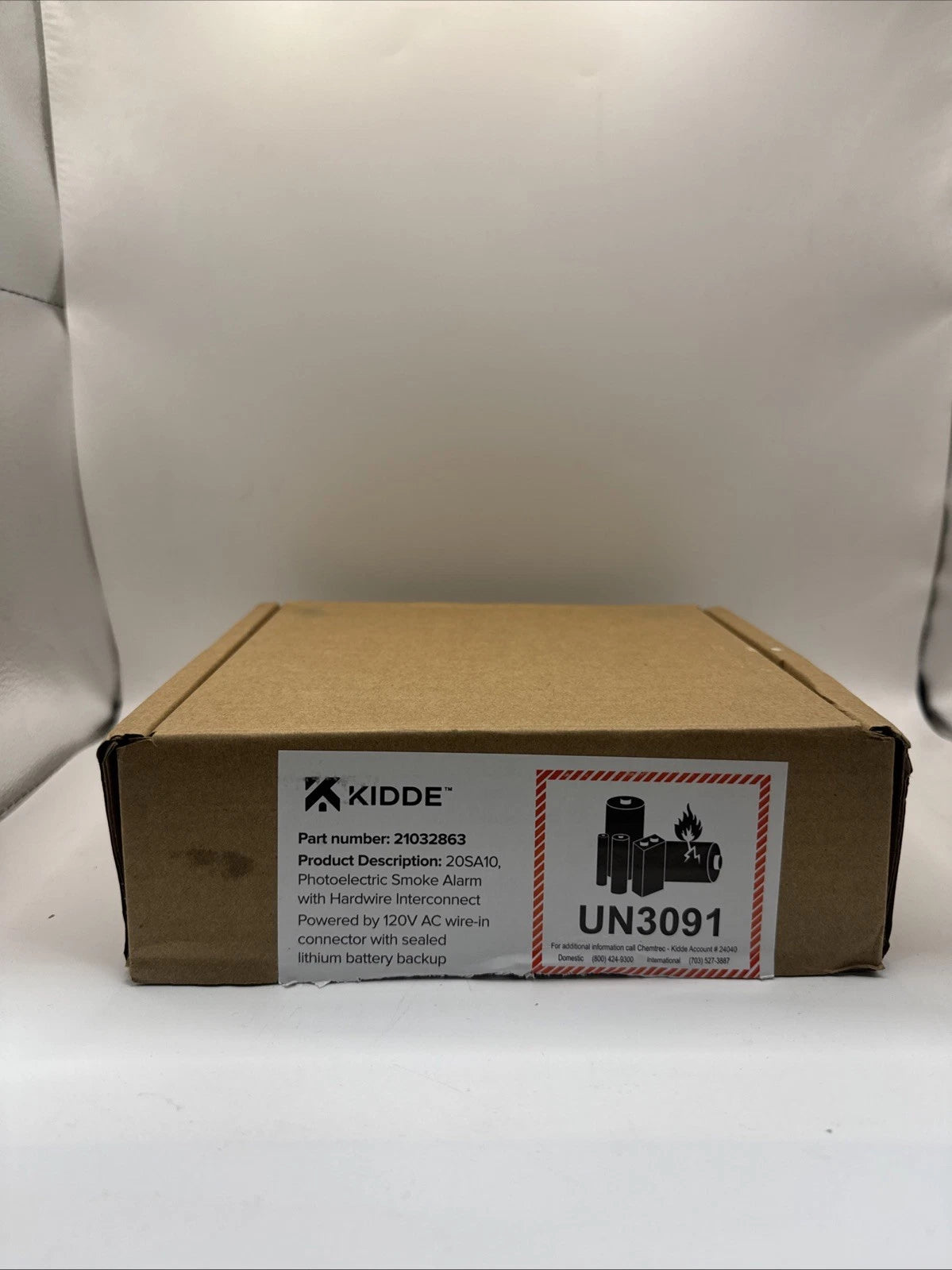 Kidde 20SA10 Hardwired Smoke Detector, 10-Year Battery, Interconnectable