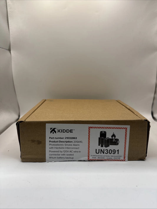Kidde 20SA10 Hardwired Smoke Detector, 10-Year Battery, Interconnectable