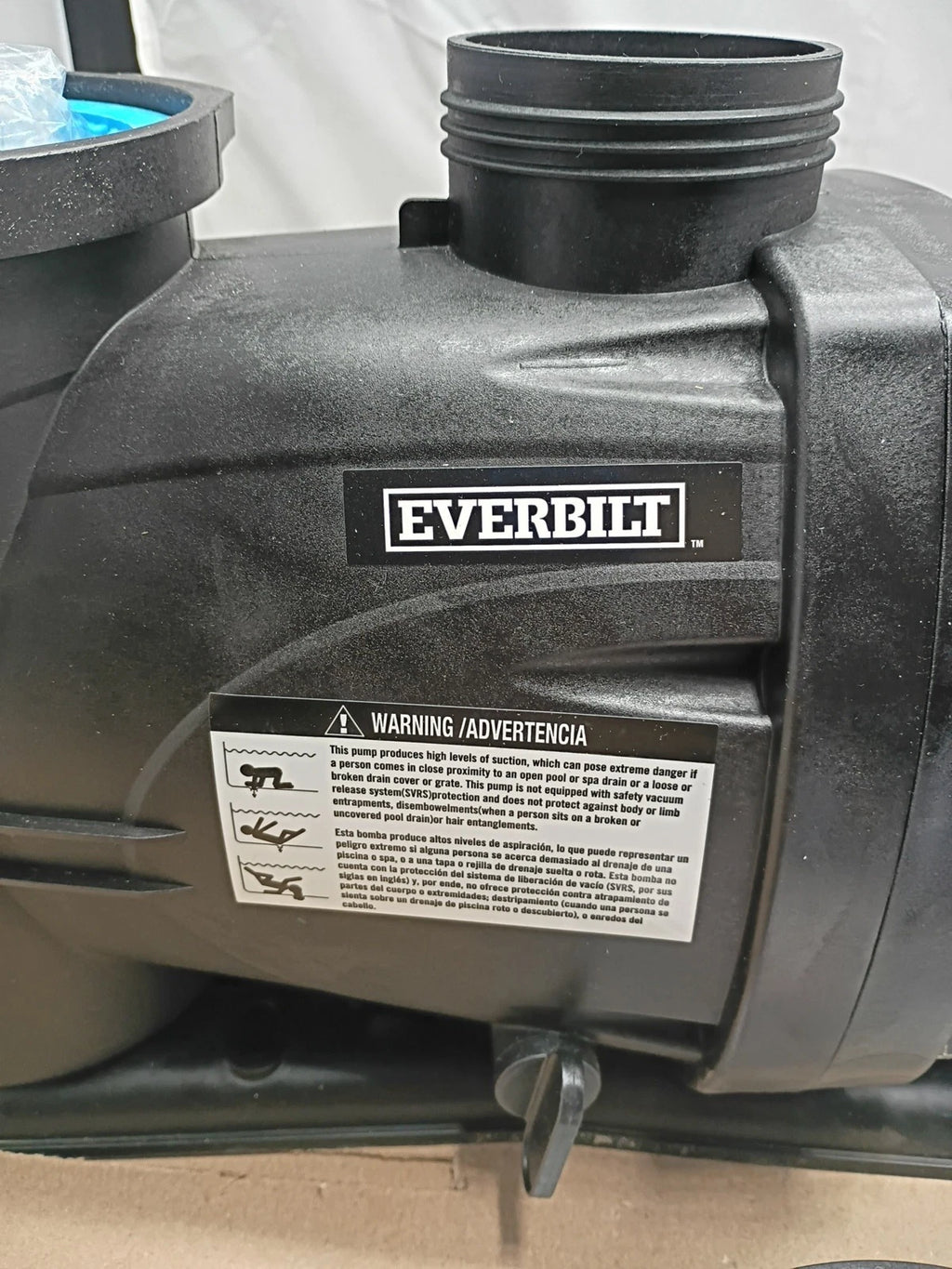 Everbilt 1 HP Pool Pump InGround 2 Speed 230V (Model SPP10002-2SP) NEW OB
