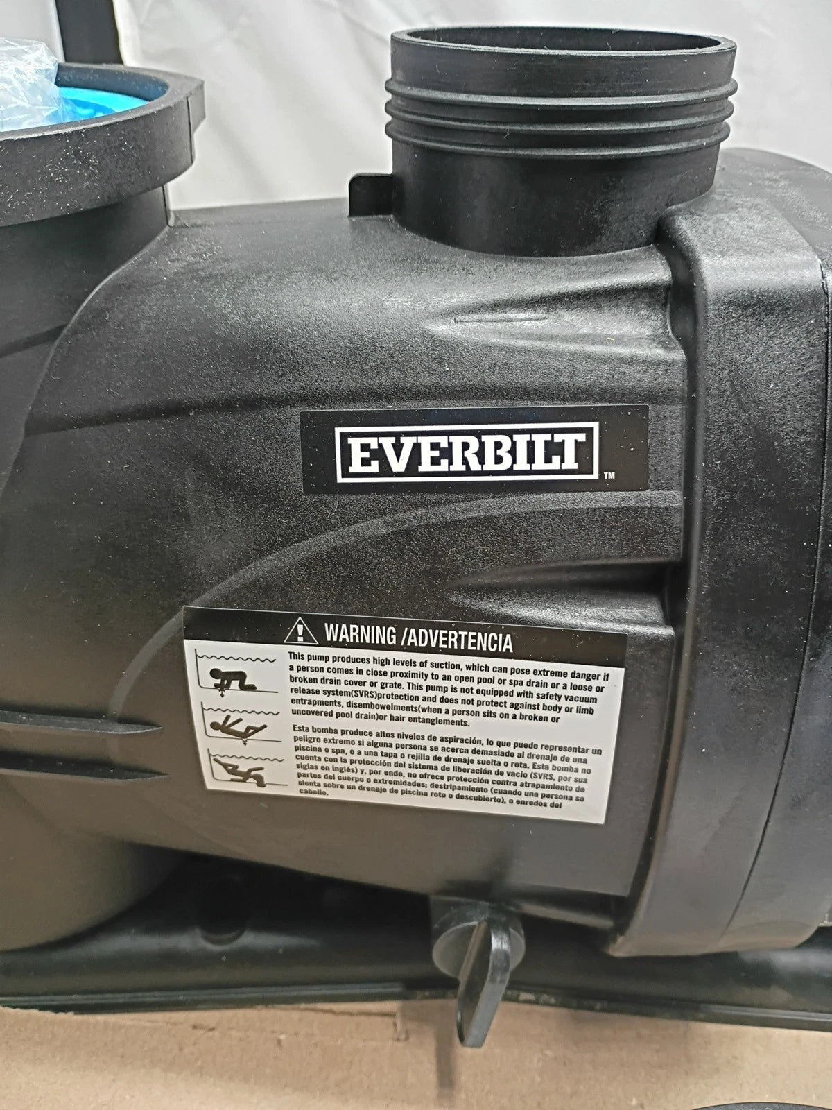 Everbilt 1 HP Pool Pump InGround 2 Speed 230V (Model SPP10002-2SP) NEW OB